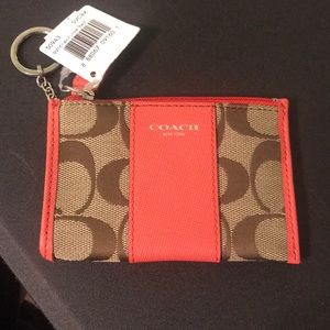 Coach keychain wallet